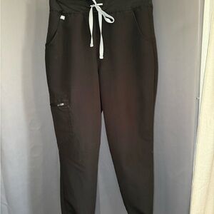 Men FIGS Black Drawstring Jogger Pants